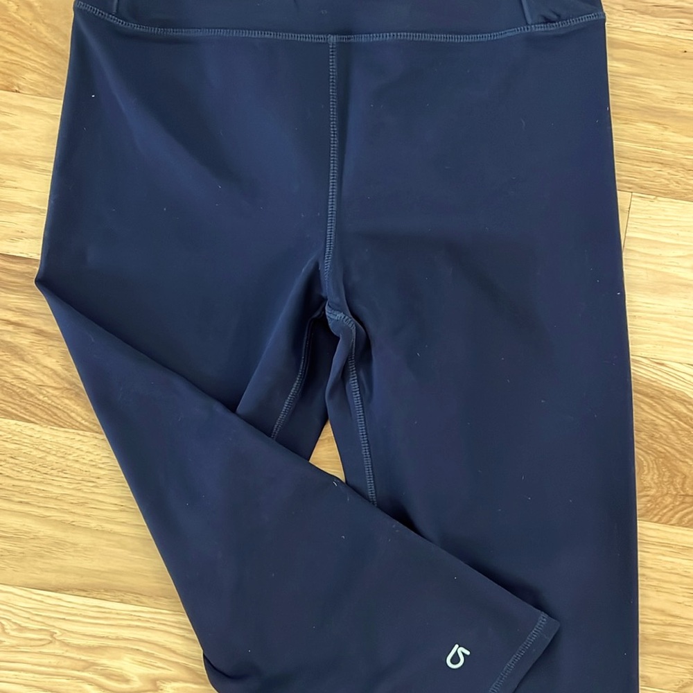 GapFit PowerMove High Rise Cropped Legging, Medium, Navy Blue